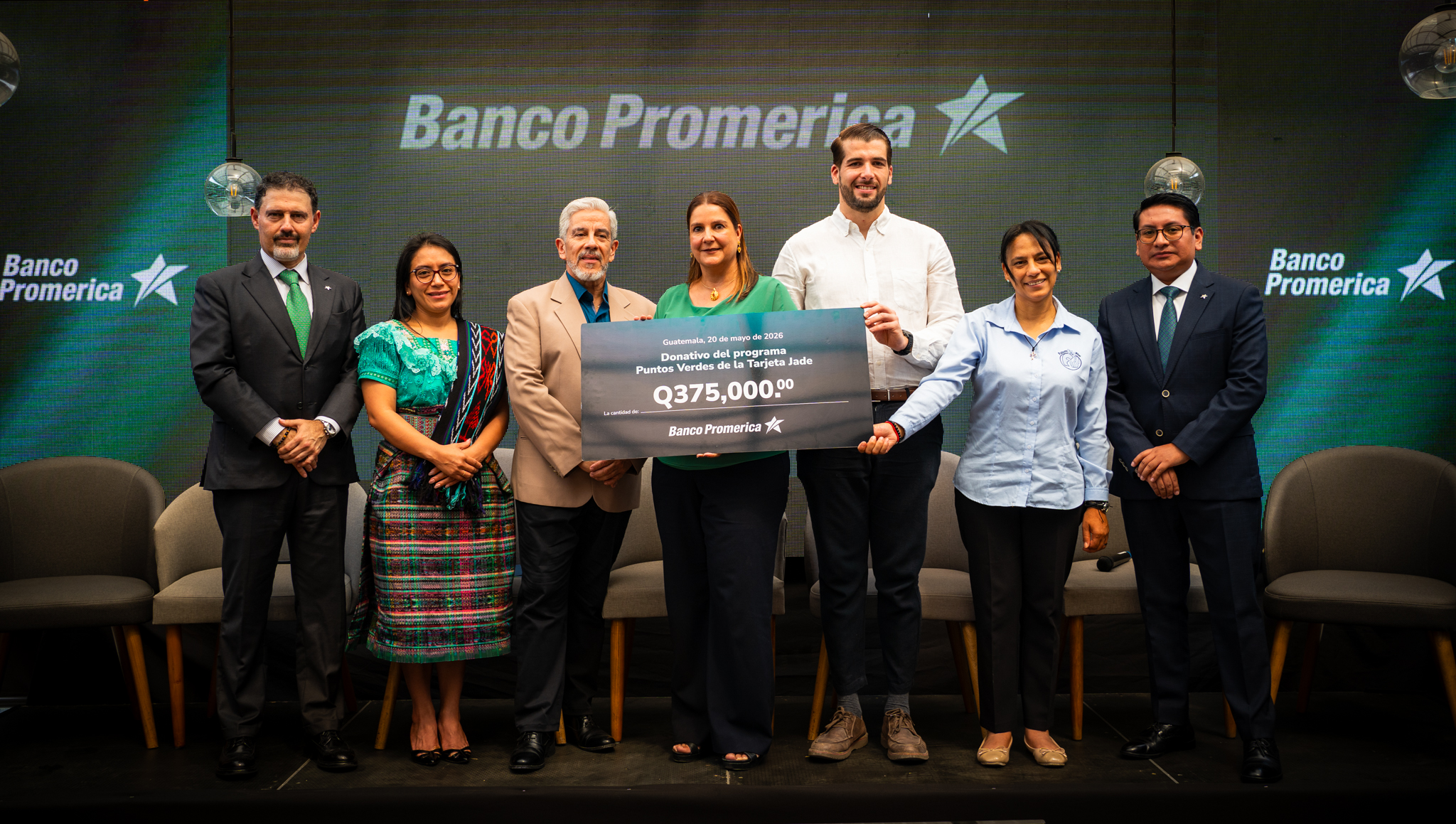 Banco Promerica entrega, por cuarto año consecutivo, donativos del programa Puntos Verdes a organizaciones sociales, educativas y ambientales de Guatemala